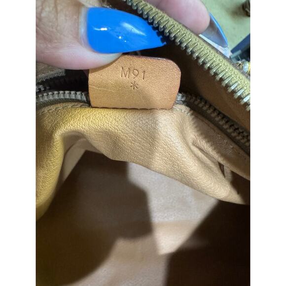 VTG Celine Macadam Boston Bag Brown Coated Canvas Leather Satchel w AUTH COA - Picture 13 of 16